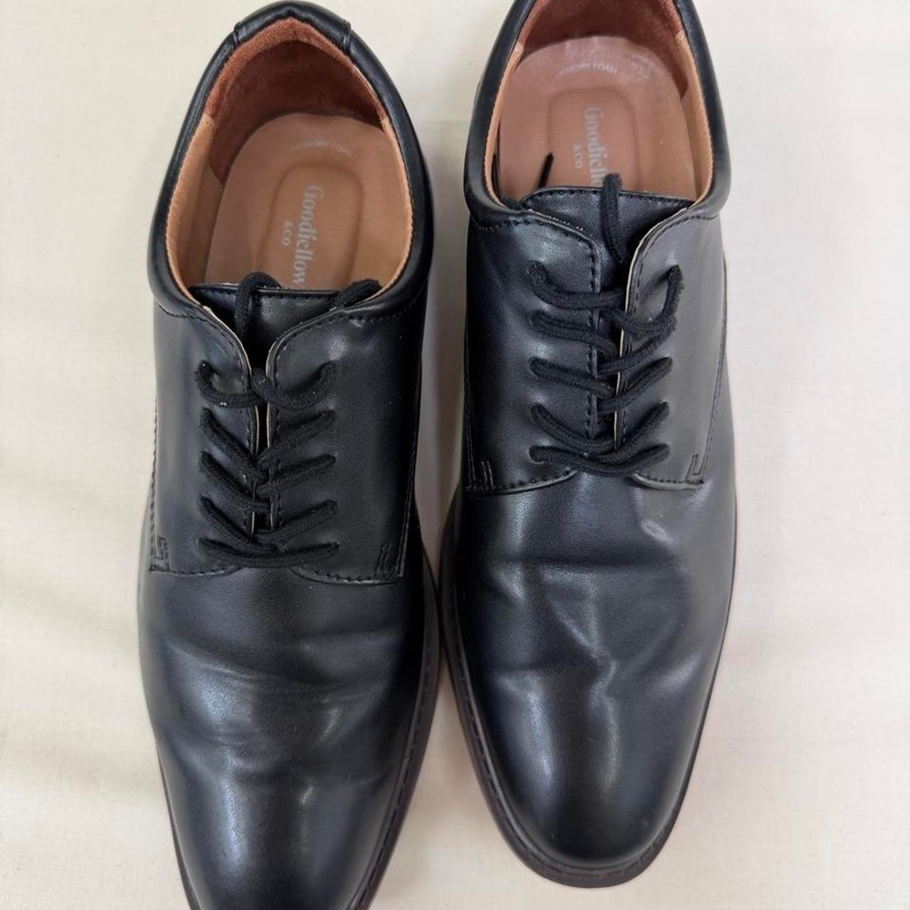 Goodfellow‎ & Co black lace-up dress shoes, size 10